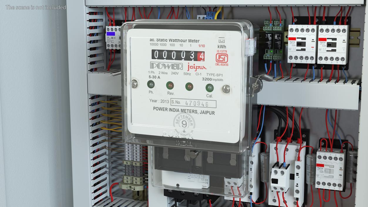 Jaipur Electricity Meter 3D model