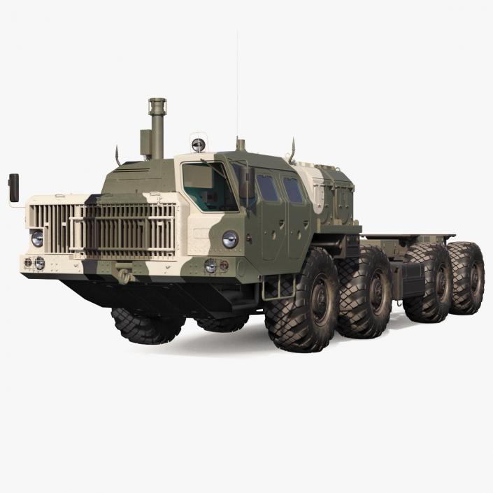 MAZ 543M 8x8 Truck Camouflage 3D model