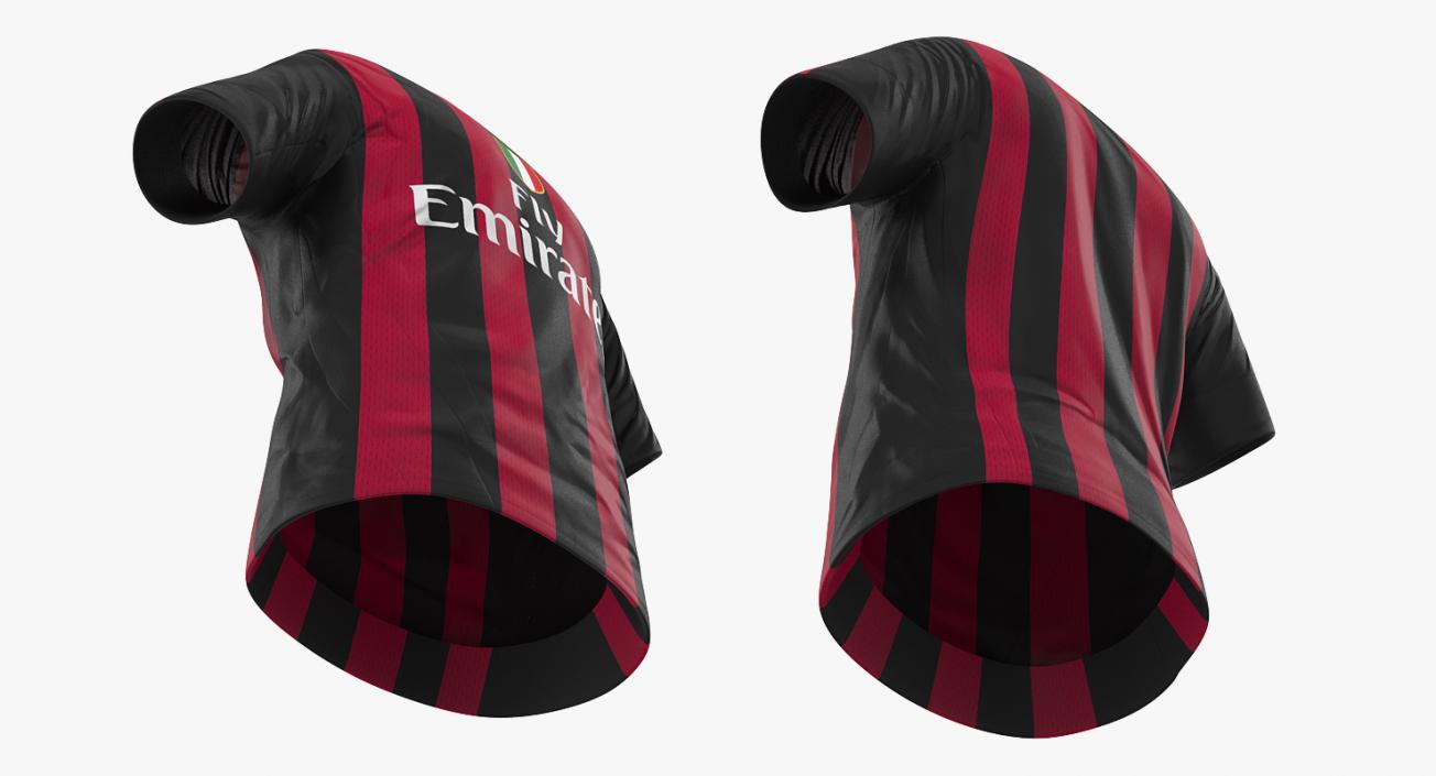 Soccer T-Shirt Milan 2 3D