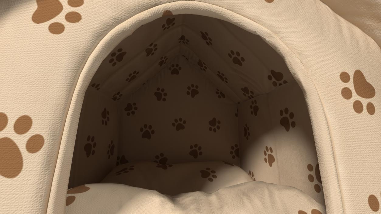 3D model Portable Indoor Soft Dog House