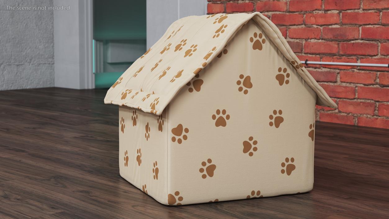 3D model Portable Indoor Soft Dog House