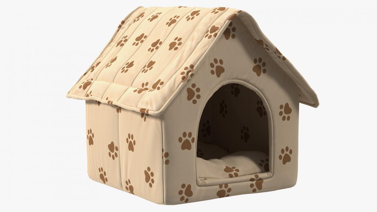 3D model Portable Indoor Soft Dog House