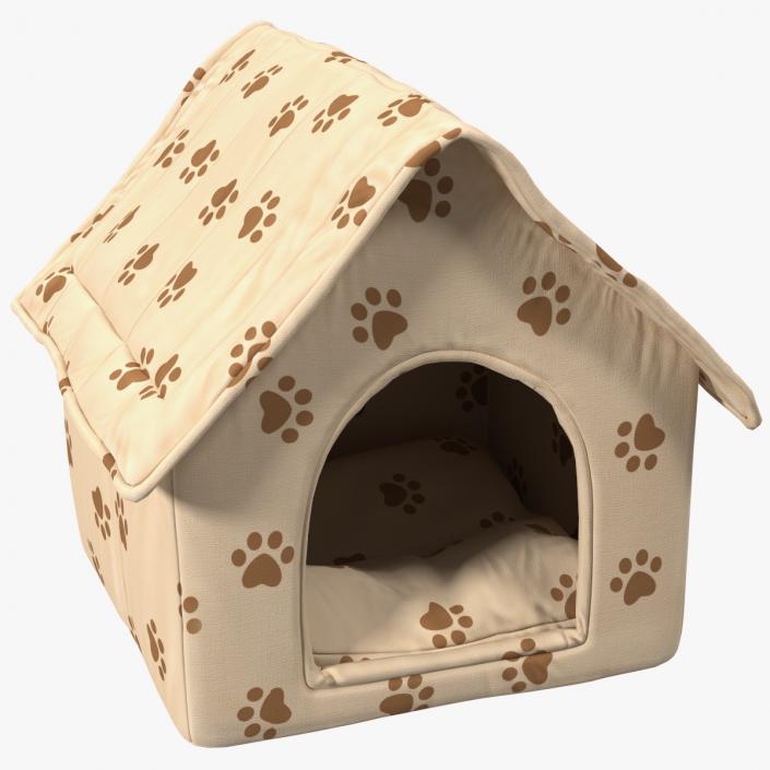 3D model Portable Indoor Soft Dog House