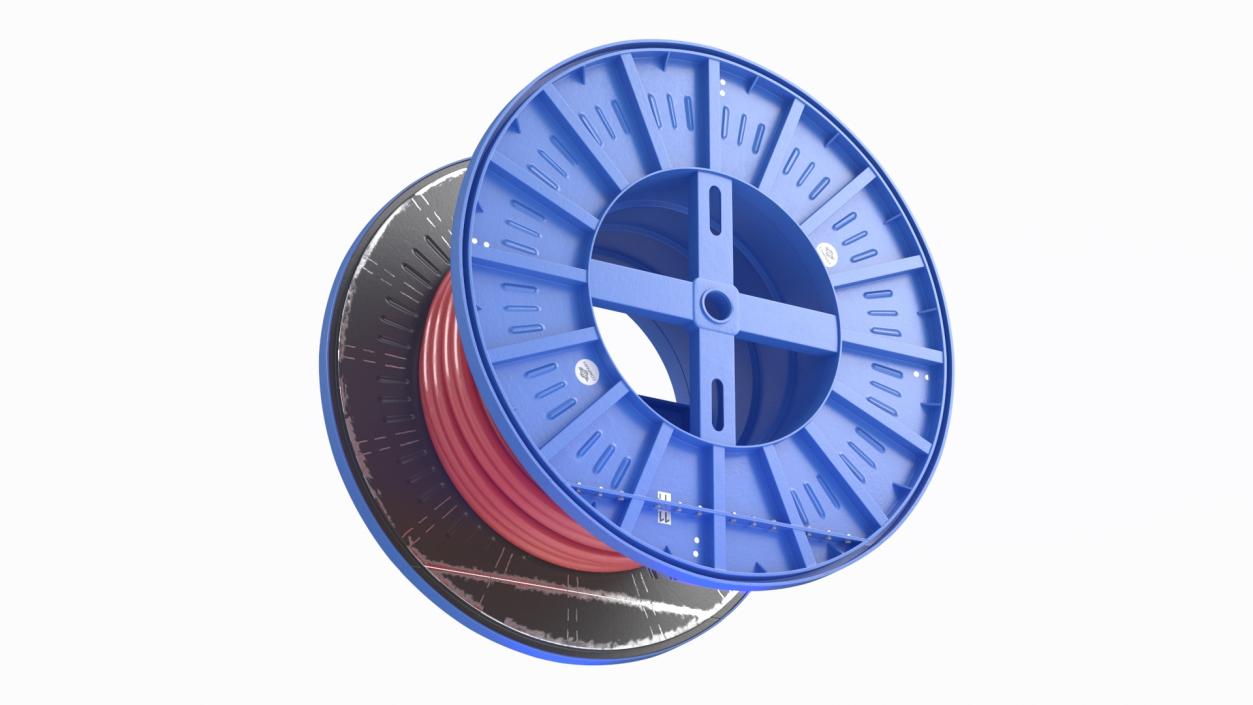 Industrial Cable Spool Reel 3D