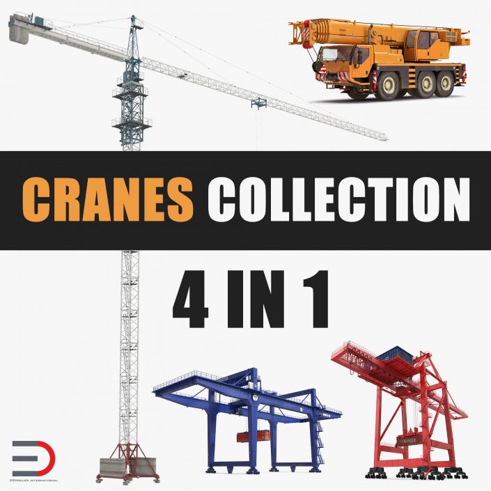 Cranes Collection 3D