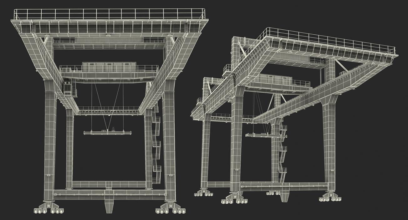 Cranes Collection 3D