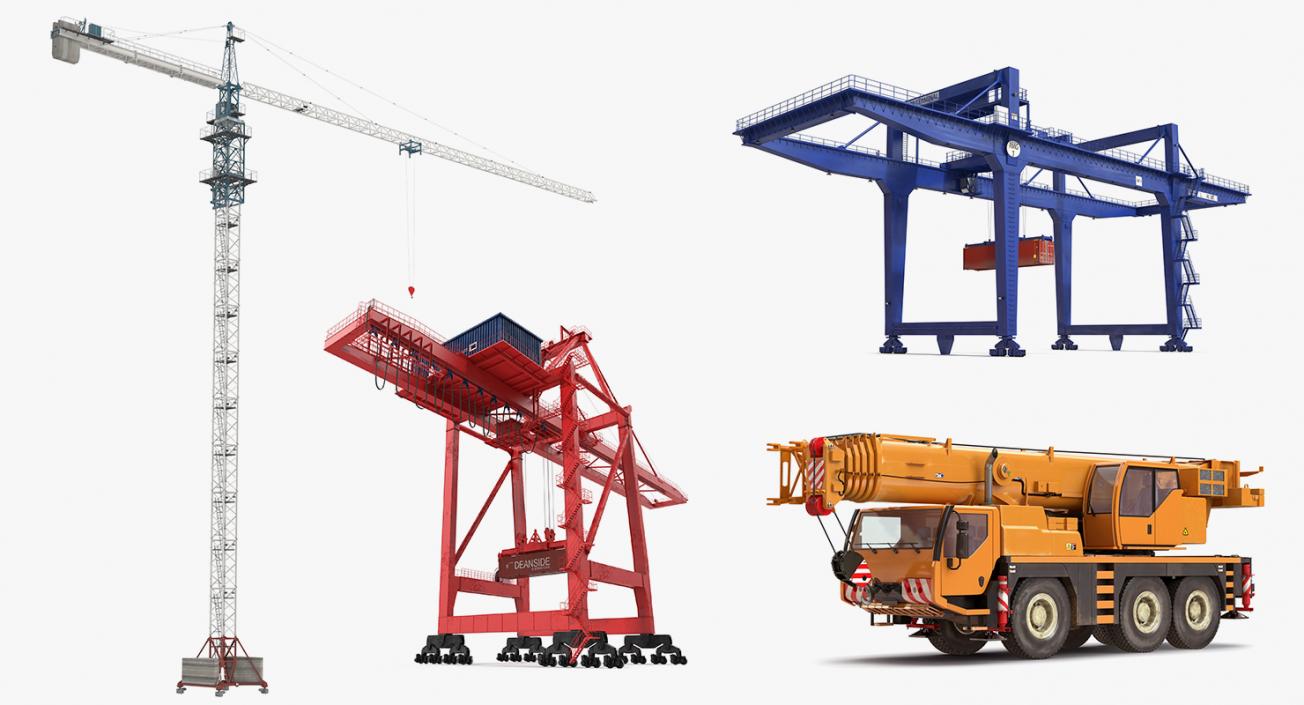 Cranes Collection 3D