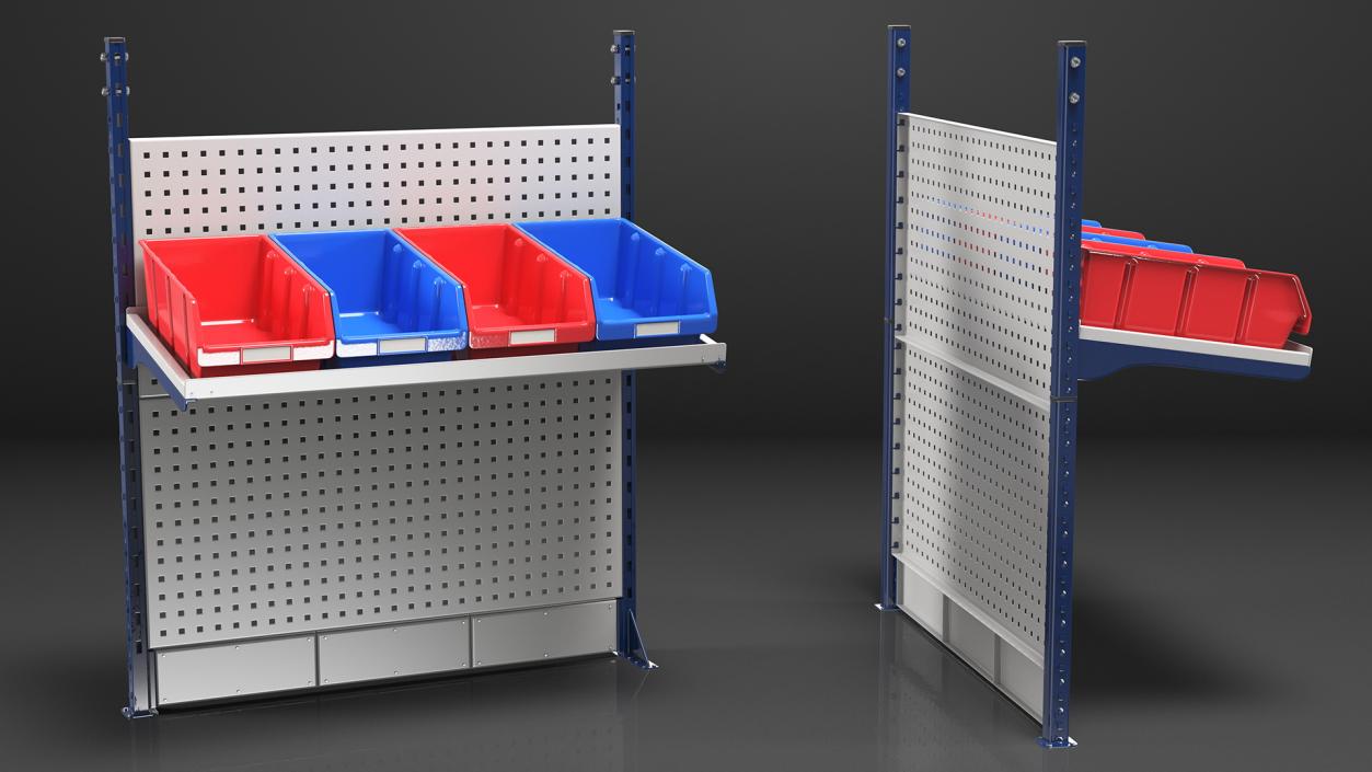 3D Plastic Bins Kit Wall