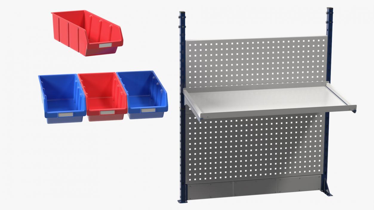 3D Plastic Bins Kit Wall