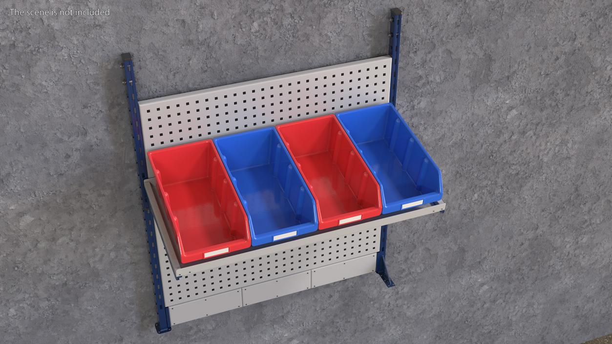 3D Plastic Bins Kit Wall