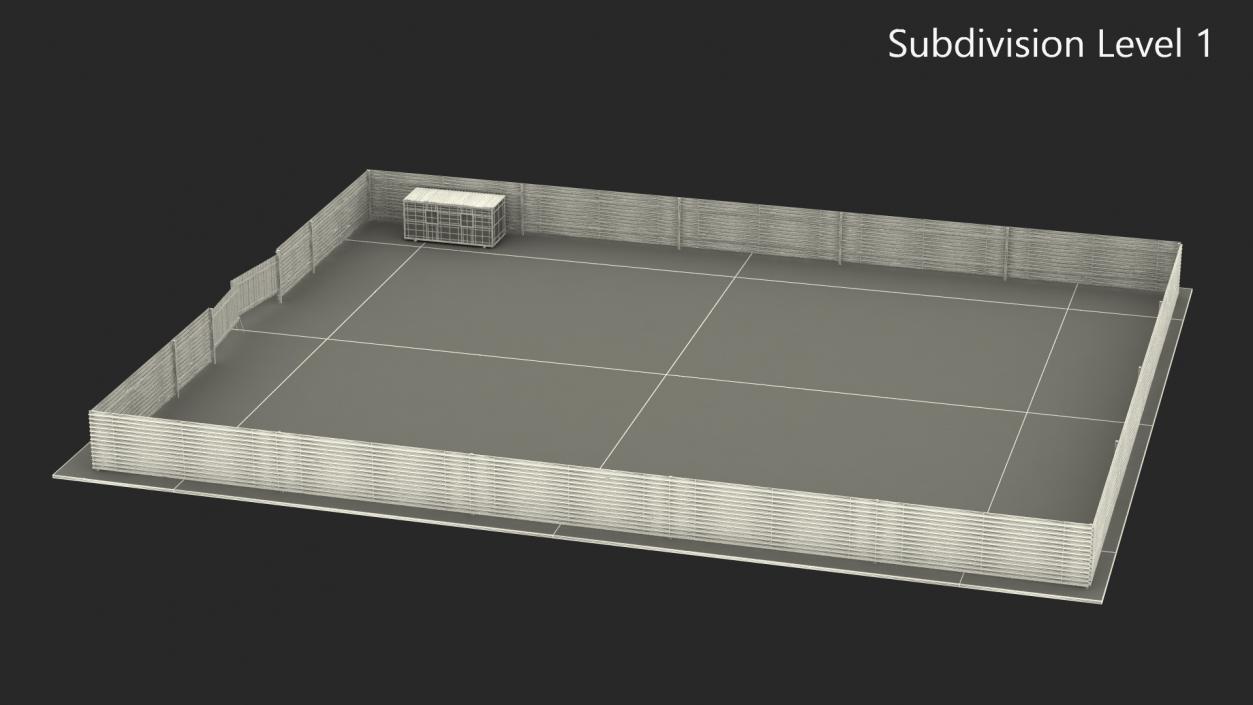 3D Residential Building Construction Site model