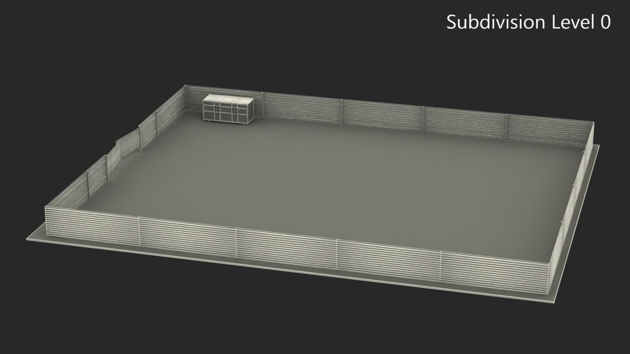 3D Residential Building Construction Site model