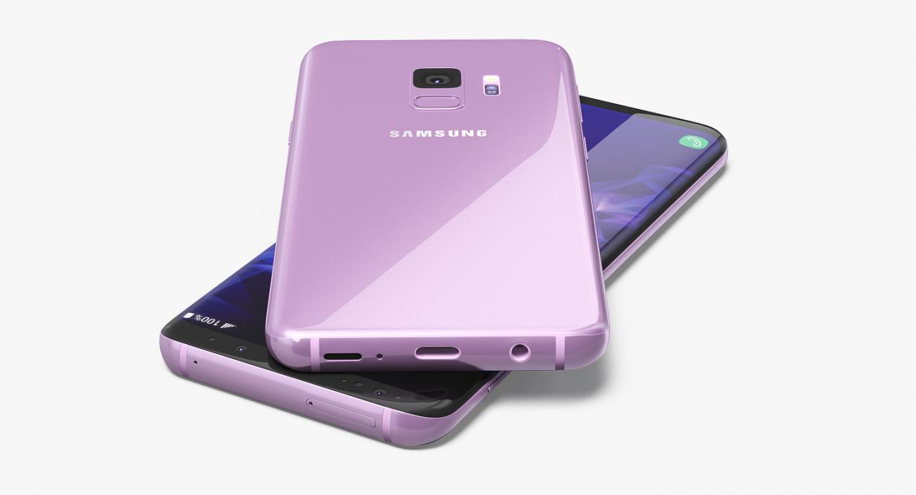 3D Samsung Galaxy S9 Set