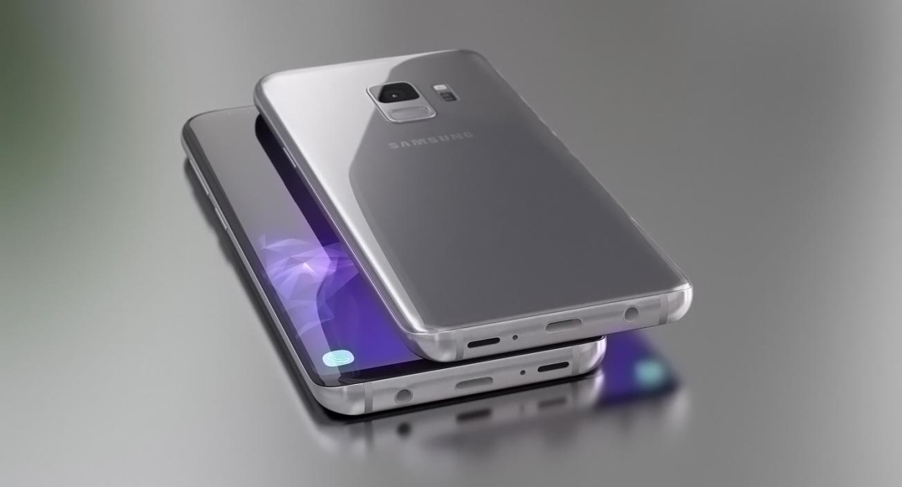 3D Samsung Galaxy S9 Set