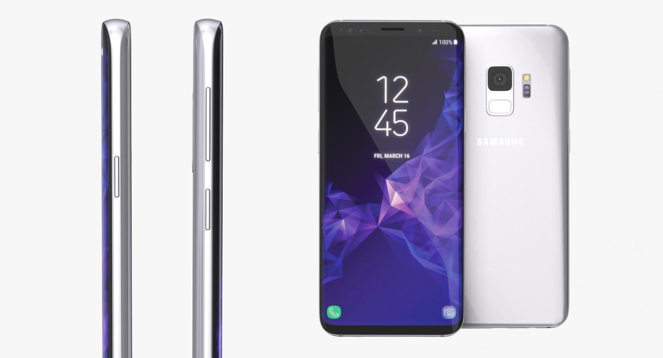 3D Samsung Galaxy S9 Set