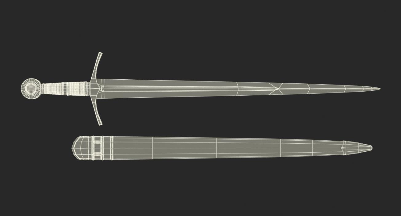 Swords with Sheath Collection 3D model