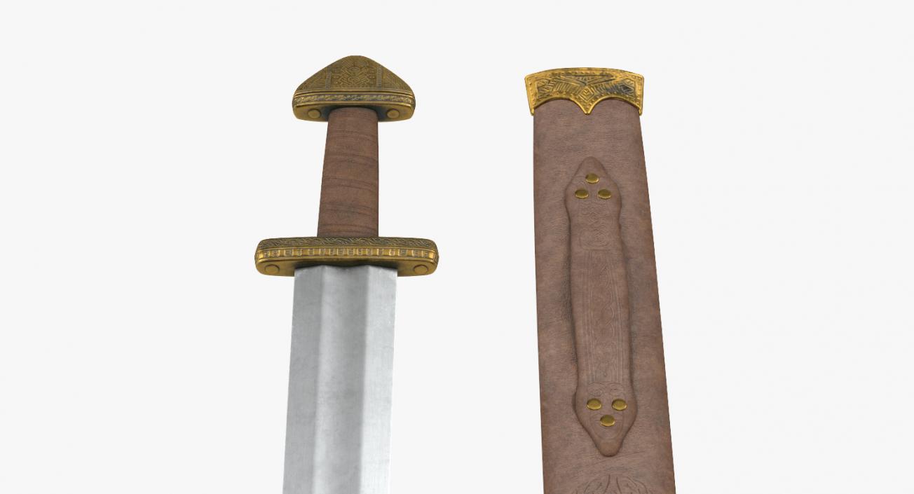 Swords with Sheath Collection 3D model