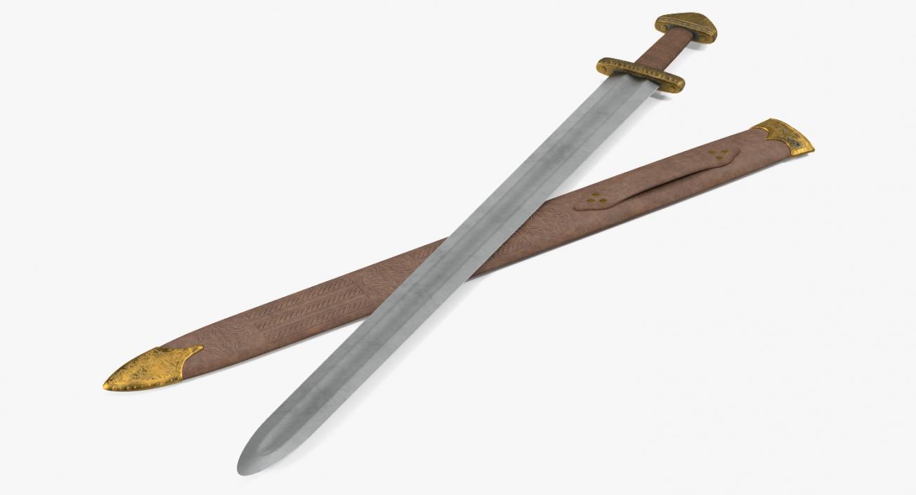 Swords with Sheath Collection 3D model