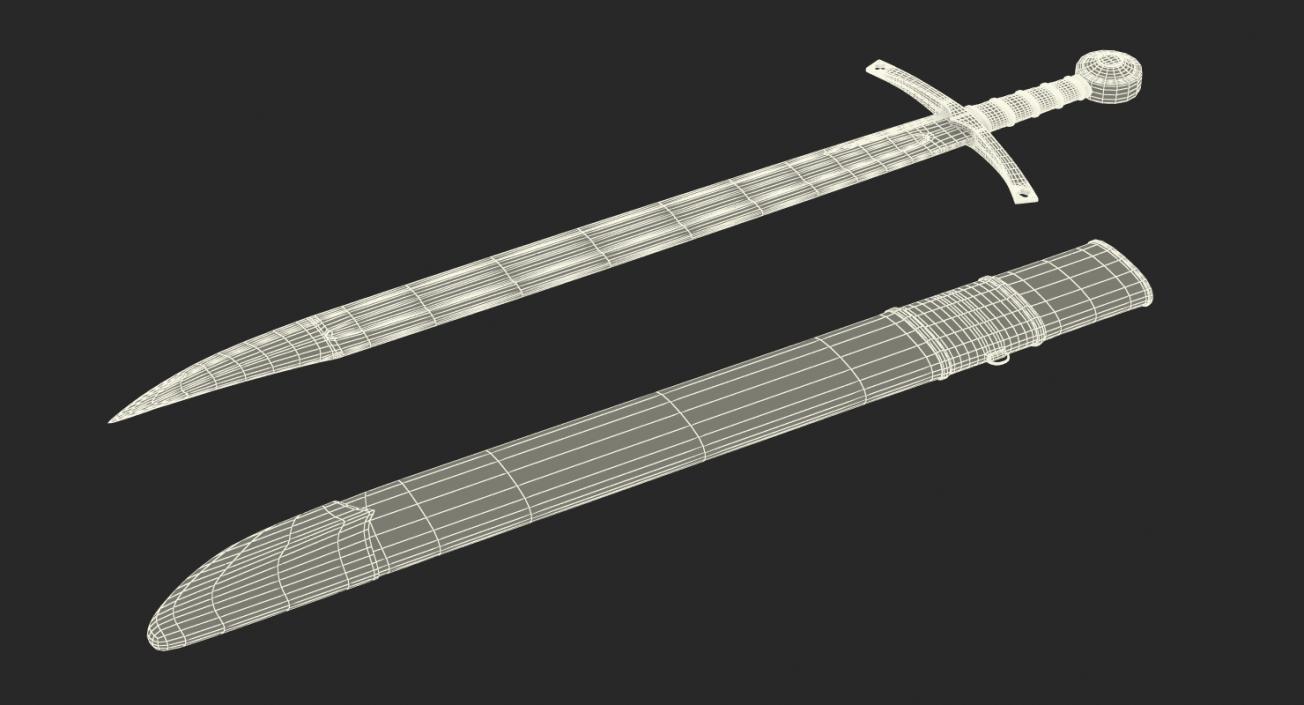 Swords with Sheath Collection 3D model