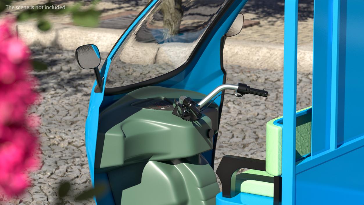 Rigged Rickshaws Collection 3D