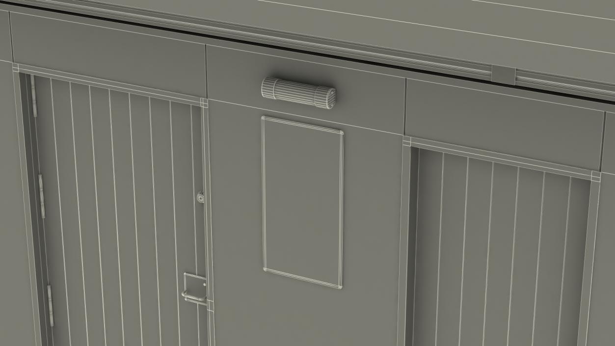 Public Restroom Building 3D model