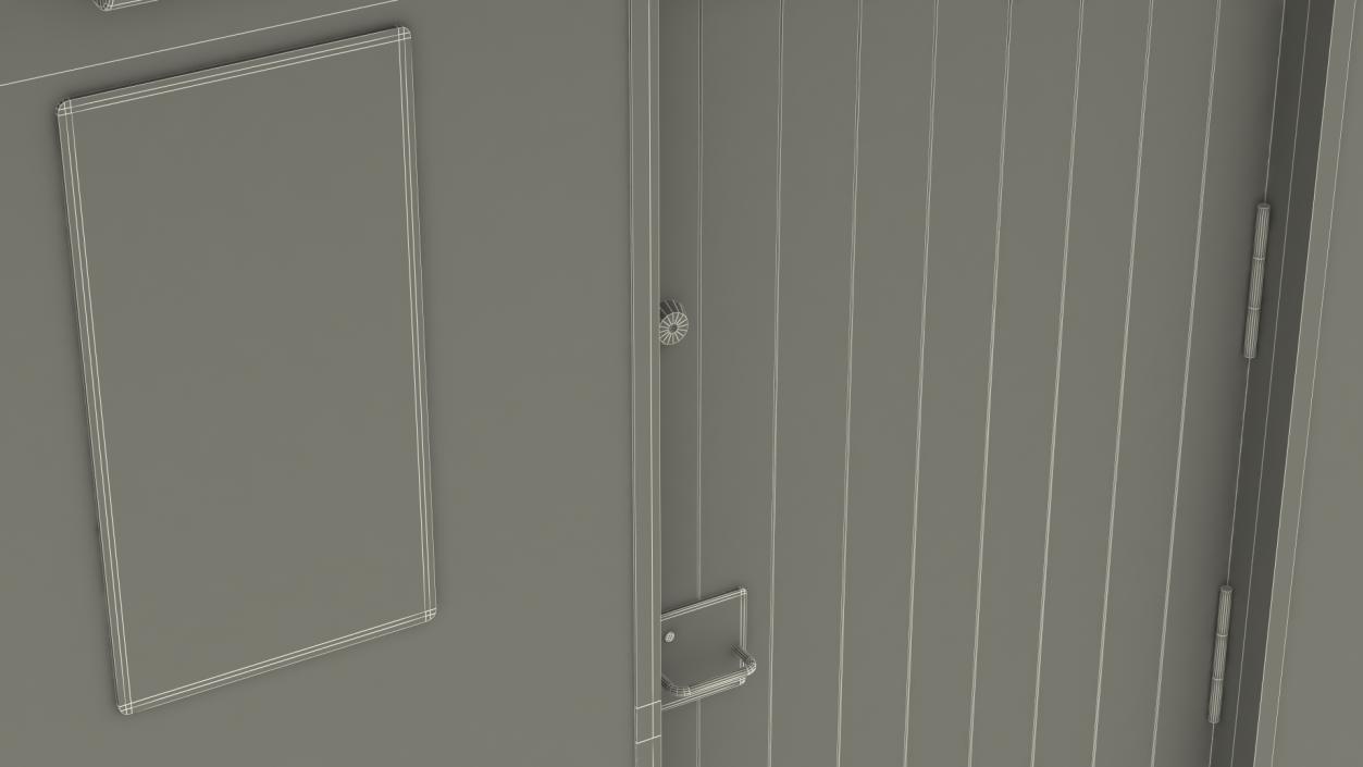 Public Restroom Building 3D model