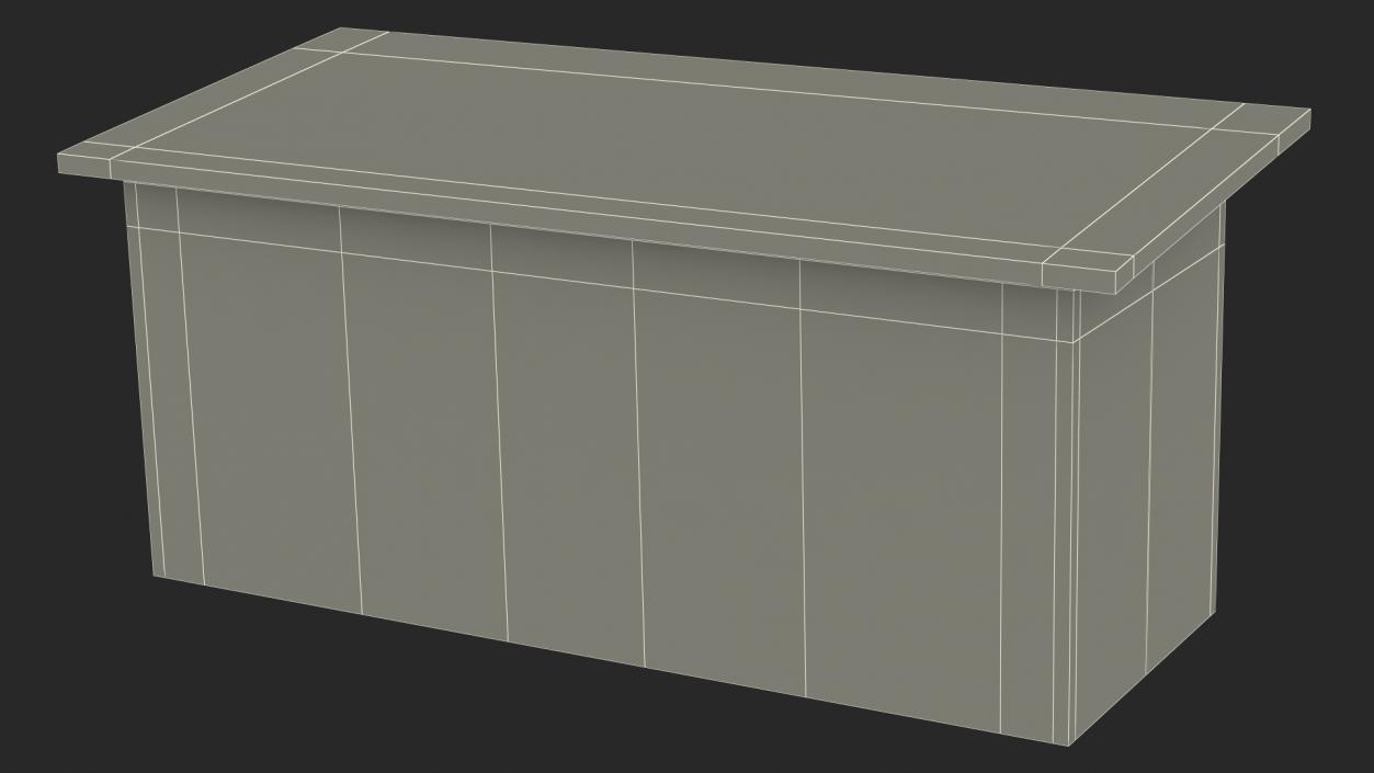 Public Restroom Building 3D model