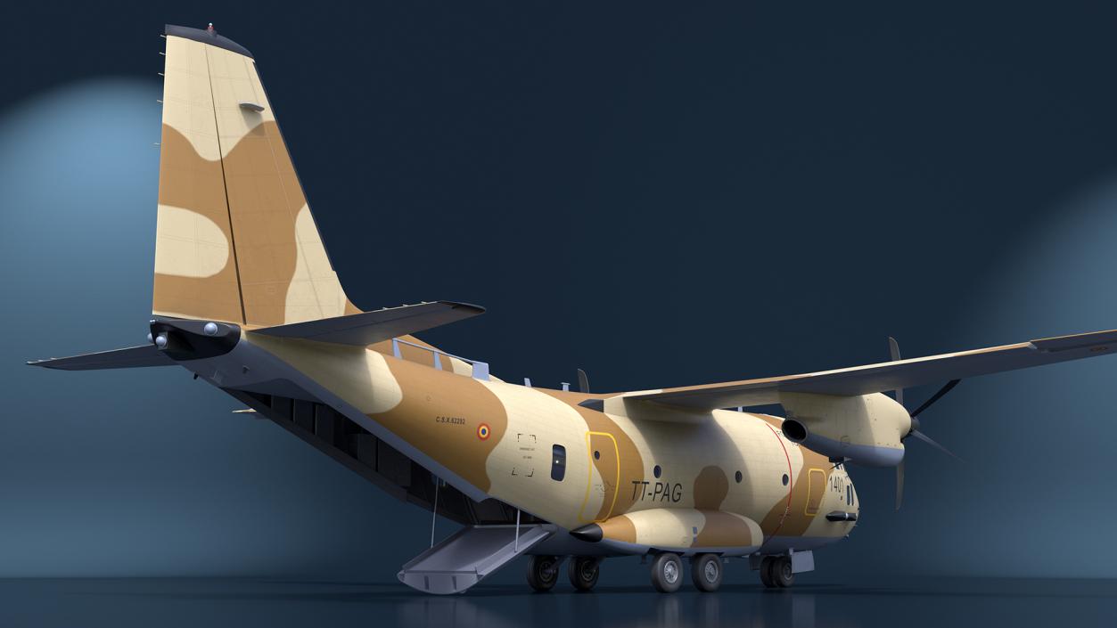 3D Alenia C-27J Spartan Brown