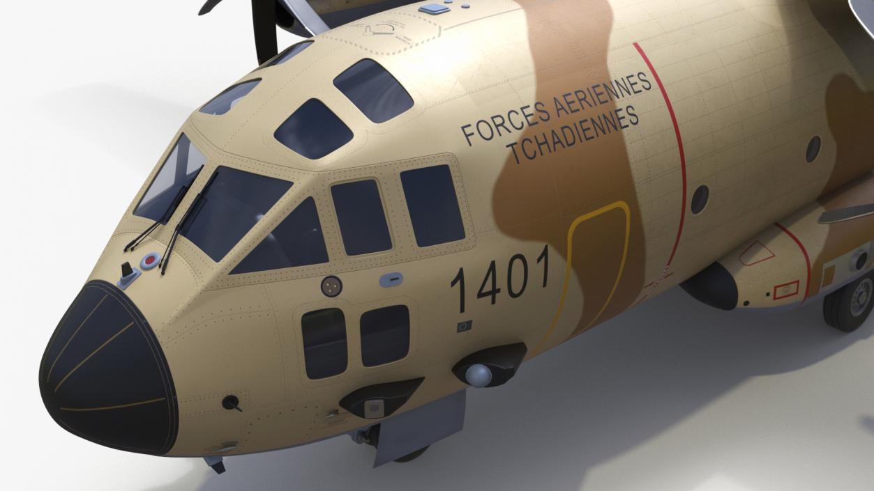 3D Alenia C-27J Spartan Brown