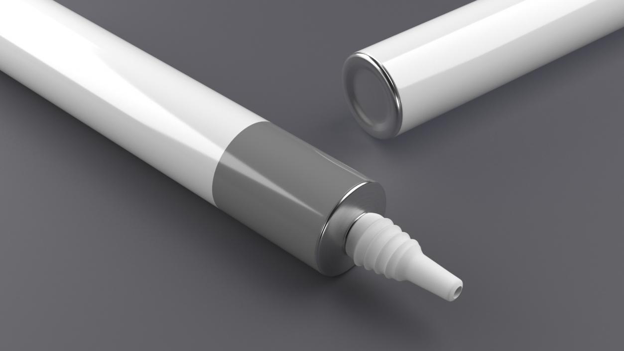 3D Medical Aluminum Tube 2 model