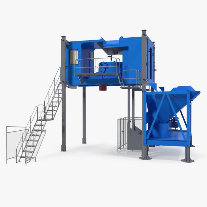 Mobile Mixing Plant Generic 3D