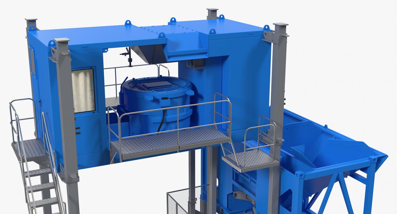 Mobile Mixing Plant Generic 3D