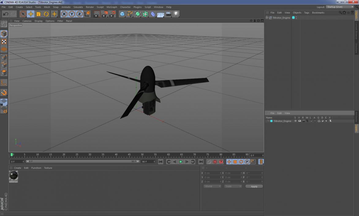 3D Tiltrotor Engine