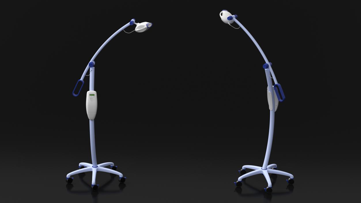 Dental Mobile Teeth Whitening Lamp 3D model