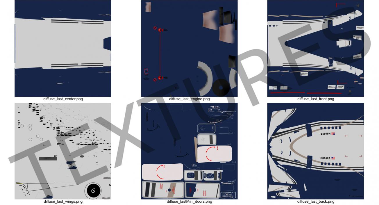 3D Boeing 737-700 with Interior Generic