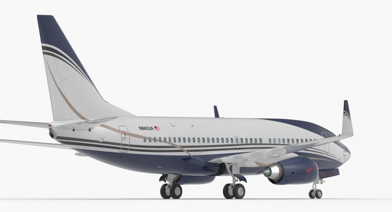 3D Boeing 737-700 with Interior Generic