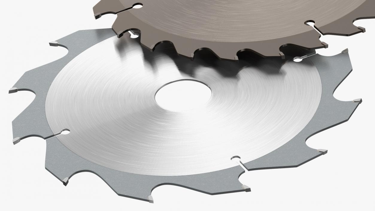 3D Set of Circular Saw Blades