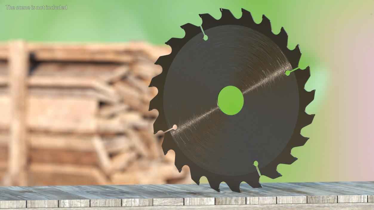 3D Set of Circular Saw Blades