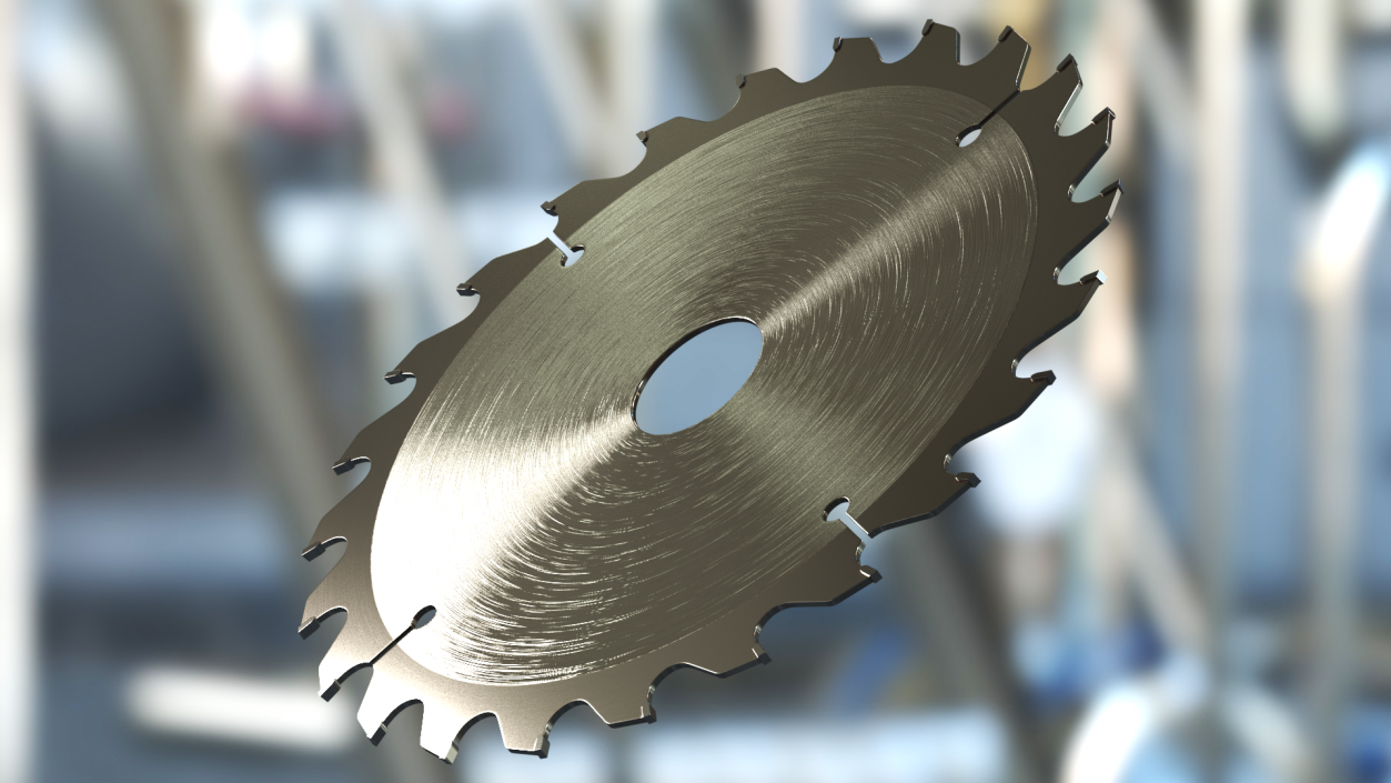 3D Set of Circular Saw Blades