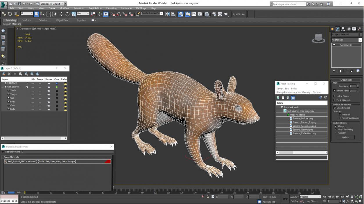 Red Squirrel 3D