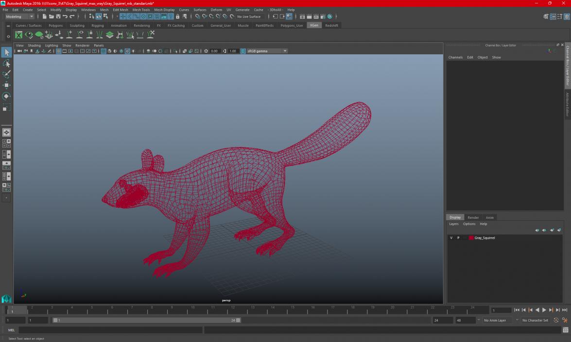 Red Squirrel 3D