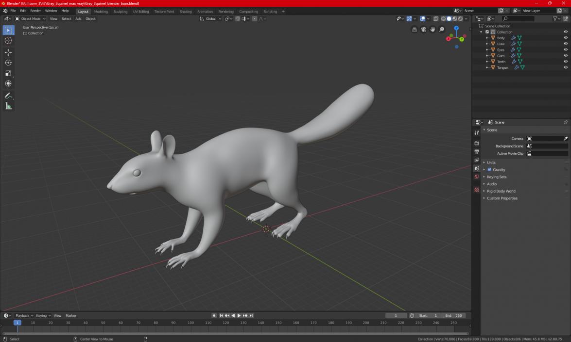 Red Squirrel 3D