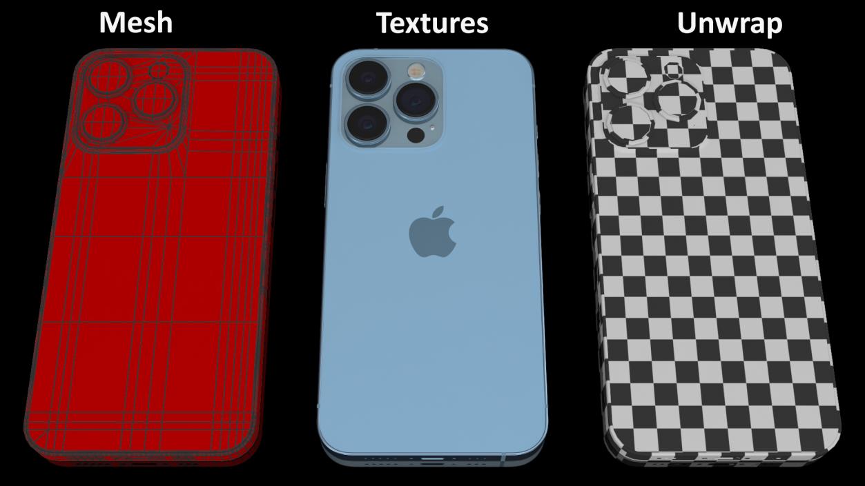 3D Apple iPhone 13 Collection