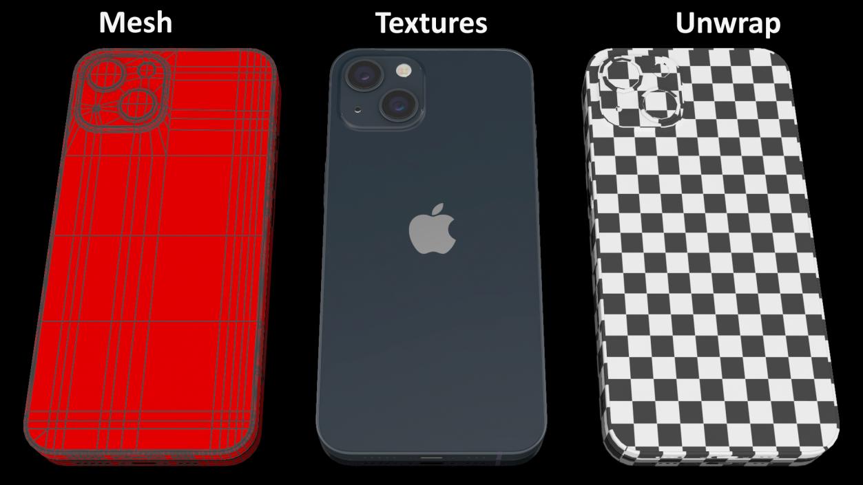 3D Apple iPhone 13 Collection