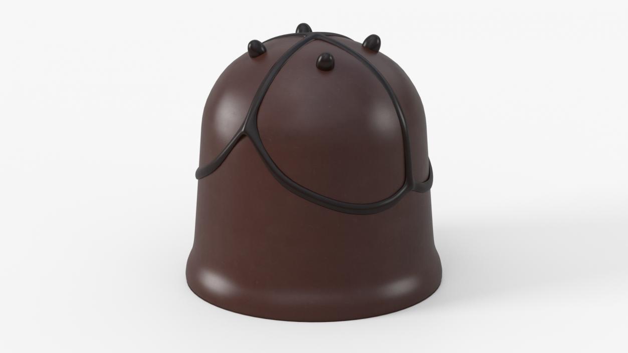 3D Chocolate Truffle Candy model