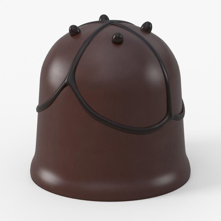 3D Chocolate Truffle Candy model