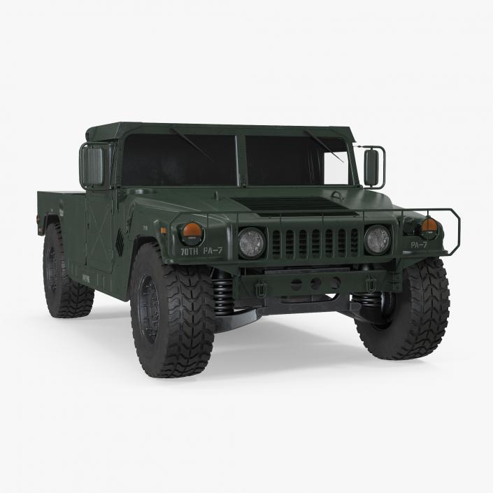 3D HMMWV M998 Simple Interior