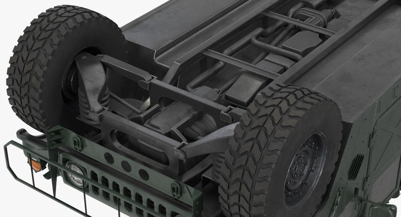 3D HMMWV M998 Simple Interior