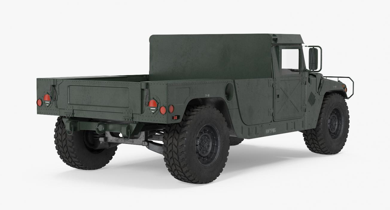 3D HMMWV M998 Simple Interior