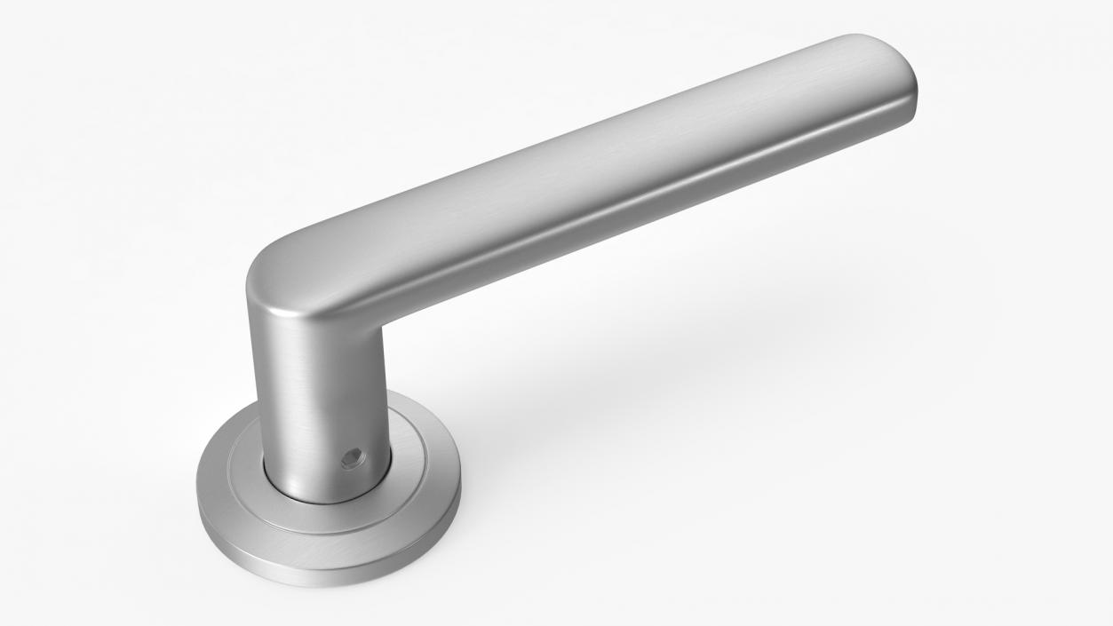 Steel Straight Door Handles 3D